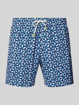 Hartford Regular Fit Badeshorts mit Ges&auml;&szlig;tasche in Blau, Gr&ouml;&szlig;e S
