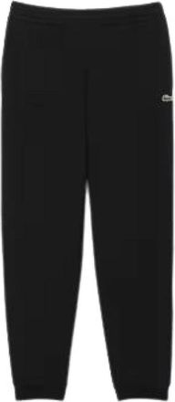 Lacoste Broeken, Heren, Zwart, XL, Katoen, Tapered Leg Trainingsbroeken