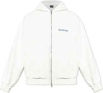 Balenciaga Hoodies & sweatvesten, Heren, Grijs, M, Katoen, Sweatshirts & Hoodies