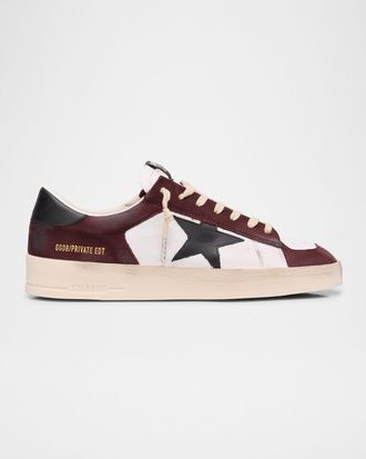 Golden Goose Men & apos;s Stardan Leather Low-Top Sneakers