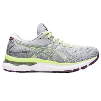 Asics Gel-Nimbus 24 Piedmont Grey / Lime Green 1012B201-020 Womens