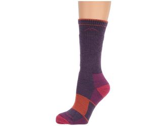 Darn Tough Merino Wool Boot Socks Full Cushion Womens Crew Cut Socks Shoes Plum Heather : MD (US 7.5-9.5), Wool/Spandex/Nylon