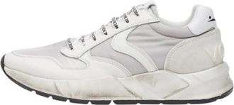 Voile Blanche Witte Sneakers met Su&egrave;de Bovenkant - Heren - Sneakers - Grijs - 40 EU - Su&egrave;de - Schoenen