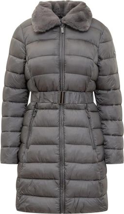 Michael Kors Packable Gewatteerde Nylon Puffer Jas - Dames - Parka Jassen - Grijs - XS - Nylon - Jassen