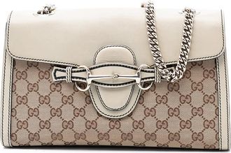 Gucci Pre-owned Gucci Medium GG Canvas Emily Shoulder Bag Ladies 76KW2L4PJUSGTNYL