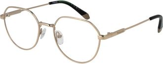 Polaroid Panto Metalen Montuur met Volledige Rand - unisex - Brillen - Geel - ONE Size - Accessoires