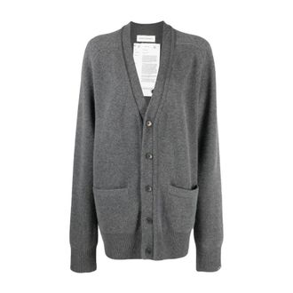 Extreme Cashmere Truien & Vesten, Dames, Grijs, ONE Size, Grijze Cashmere Cardigan Sweaters