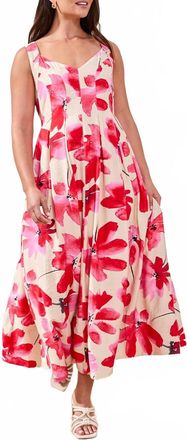 Tribal Womens Lined Sleeveless Dress In Canvas