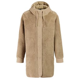 Protest PRTKatia Outdoor Long Jacket Fleecejacke f&uuml;r Damen | beige