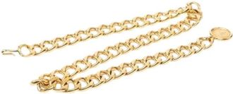 Chanel Pre-owned Gold-Plated Medallion Belt - Dames - Vintage Accessoires - Geel - ONE Size - Vintage