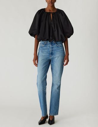 Rebecca Taylor Techy Sateen Bubble Top