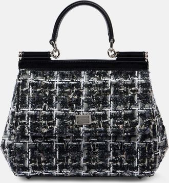 Dolce & Gabbana Sicily Medium bouclé tote bag