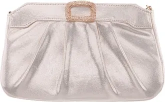 Nina Amy Clutch in Platino at Nordstrom