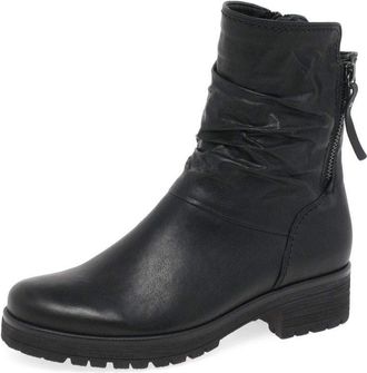 Gabor Zola Womens Biker Boots 3.5 UK Black