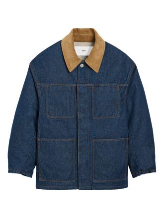 Ami Worker Denim Jacket-Uomo