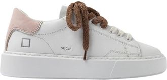 D.A.T.E. Sfera Calf - Dames - Sneakers - Wit - 36 EU - Katoen - Schoenen
