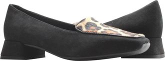 Geox Vivyanne Pump Black/Leopard Womens Casual Shoes D049MC-021QS-C9B5P