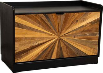 Wanderlust Deco Zapatero de madera recuperada marr&oacute;n 80x38x53h cm