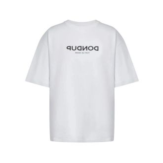 Dondup T-Shirts, female, White, Size: XS Regular T-Shirt