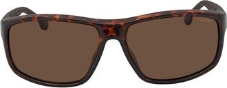 Carrera Polarized Bronze Rectangular Mens Sunglasses CARRERA 8038/S 0086/SP 61