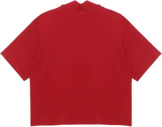 Carven Top a collo alto - Rosso