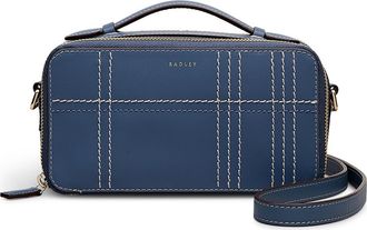 Radley London Calvert Way - Check Micro Phone Crossbody Bag in Utility at Nordstrom
