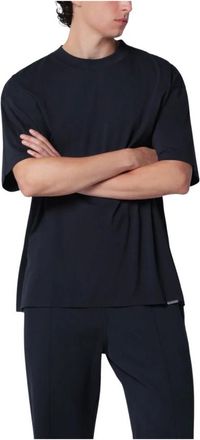 Represent Represent, Tops, Heren, Blauw, M, Katoen, Initial Oversized T-Shirt