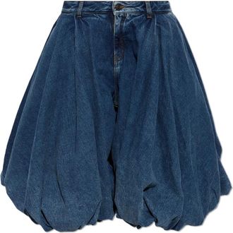 Balenciaga Balloon Shorts - Dames - Spijkerrokken - Blauw - W26 - Katoen - Rokken
