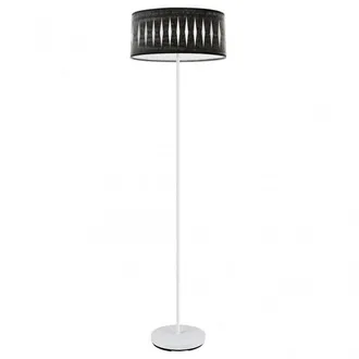 Fabrilamp Piron 1xe27 Legno Bianco/nero 165x40x40 Cm Mark Fabrilamp