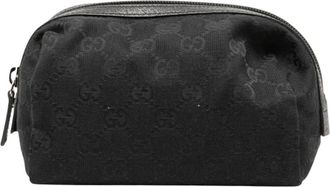 Gucci Pre-owned Cosmetic Pouch - - Pre-owned - Donna - Nero - ONE SIZE