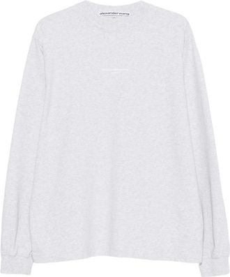 Alexander Wang Logo-print Long-sleeve T-shirt