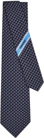 Ferragamo Gancini-pattern Silk Tie