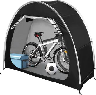 OEM Cobertizo Para Bicicletas, Material Impermeable, Instalaci&oacute;n Sin Herramientas, Color Negro