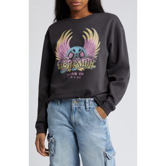 Vinyl Icons Aerosmith Graphic Sweatshirt in Phantom at Nordstrom, Size X-Small