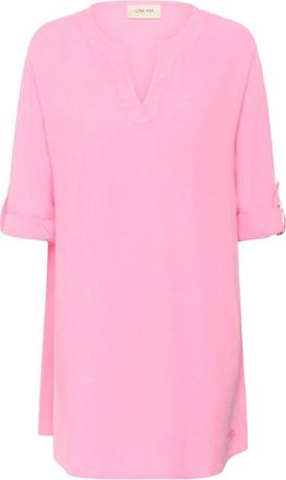 Cream CRVenta Tunic - Dames - Blouses & Shirts - Roze - Maat: 2XL Linnen
