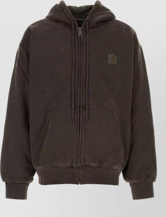 Carhartt Work in Progress cotton quilted hooded jacket