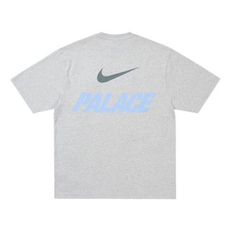 Nike x Palace Font Swoosh T-Shirt Grey Marl P28NTS005