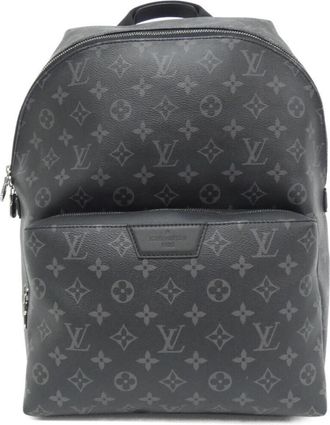 Louis Vuitton Monogram Eclipse Black Coated Canvas Backpack (Pre-Owned)