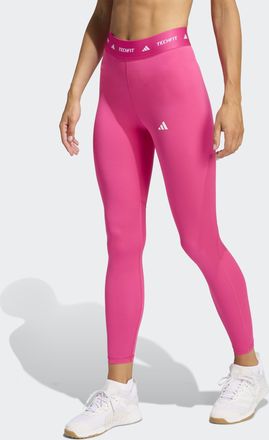 adidas Trainingstights ADIDAS PERFORMANCE TECHFIT 7/8-LEGGINGS, Damen, Gr. XXL, N-Gr, real magenta, normal, gr., Obermaterial: 73% Polyester, 27% Elasthan, 7