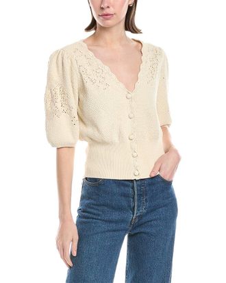 7 For All Mankind Western Pointelle Cardigan