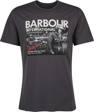 Barbour Heren, Tops, Grijs, Maat: XL Katoen