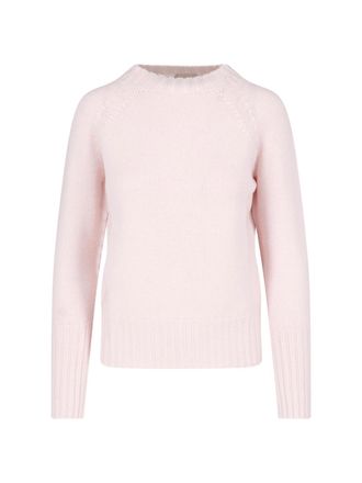 Drumohr Merino Wool Sweater with Ribbed Cuffs and Hem