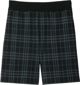 Burberry Checked Shorts - Mens - Cotton