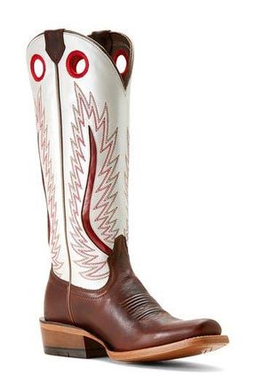 Ariat Futurity Fort Worth Western Boot in Rich Java/Pearly White at Nordstrom Rack, Size 9