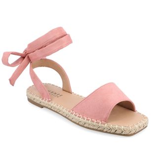 Journee Collection Women & apos;s Emelie Medium and Wide Width Espadrille Sandals