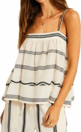 Lemlem Thea Tank Top In Besela Vanilla