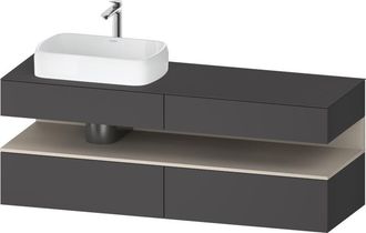 Duravit Duravit Qatego Consola Mueble Bajo Lavabo, 2 Extensiones, 2