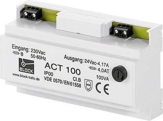 BLOCK Act 25 Transformador De Seguridad 25 Va 230v/24v