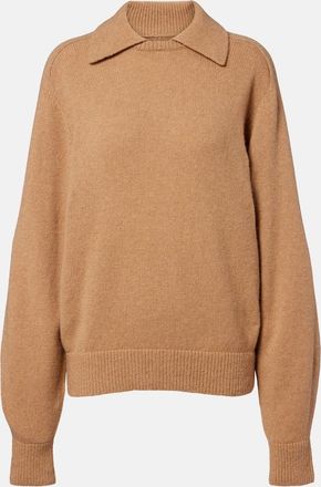 Khaite Jackson wool and cashmere polo sweater