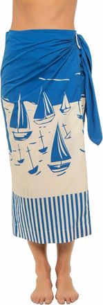 Carolina K Loren Skirt In Sailboats